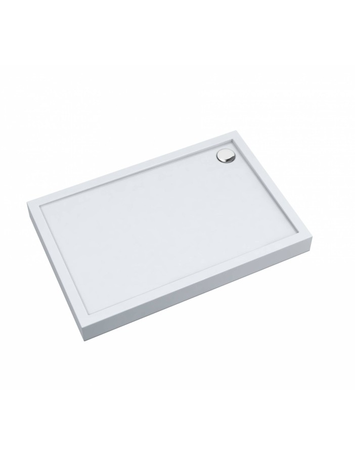 SCHEDPOL, SCHEDLINE COLLECTION Cameron White Brodzik prostokątny Stabilsound® 70x120x12cm, biały. SCHEDPOL, SCHEDLINE COLLECTION Cameron White Brodzik prostokątny Stabilsound® 70x120x12cm, biały.