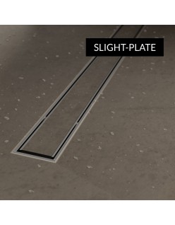 SCHEDPOL, SCHEDLINE COLLECTION Slight Line (S1) Brodzik kwadratowy Stabilsound ® 80x80x5cm
