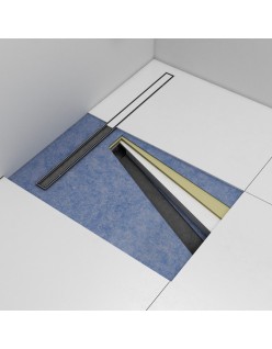 SCHEDPOL, SCHEDLINE COLLECTION Slight Line (S1) Brodzik kwadratowy Stabilsound ® 90x90x5cm