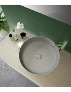 RAK CERAMICS  Duo Korek klik-klak z maskownicą ceramiczną, DUO000505A, beżowy mat. 