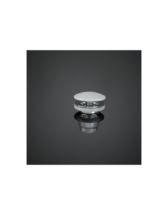 RAK CERAMICS  Duo Korek spustowy z maskownicą ceramiczną, DUO002500A, biały mat.