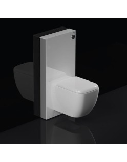 RAK CERAMICS Moduł sanitarny RAK-ECOFIX, 48,3x100,3x10,8cm, czarny.