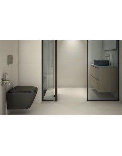 RAK CERAMICS Feeling Miska WC podwieszana 52x36 cm, rimless, czarny mat