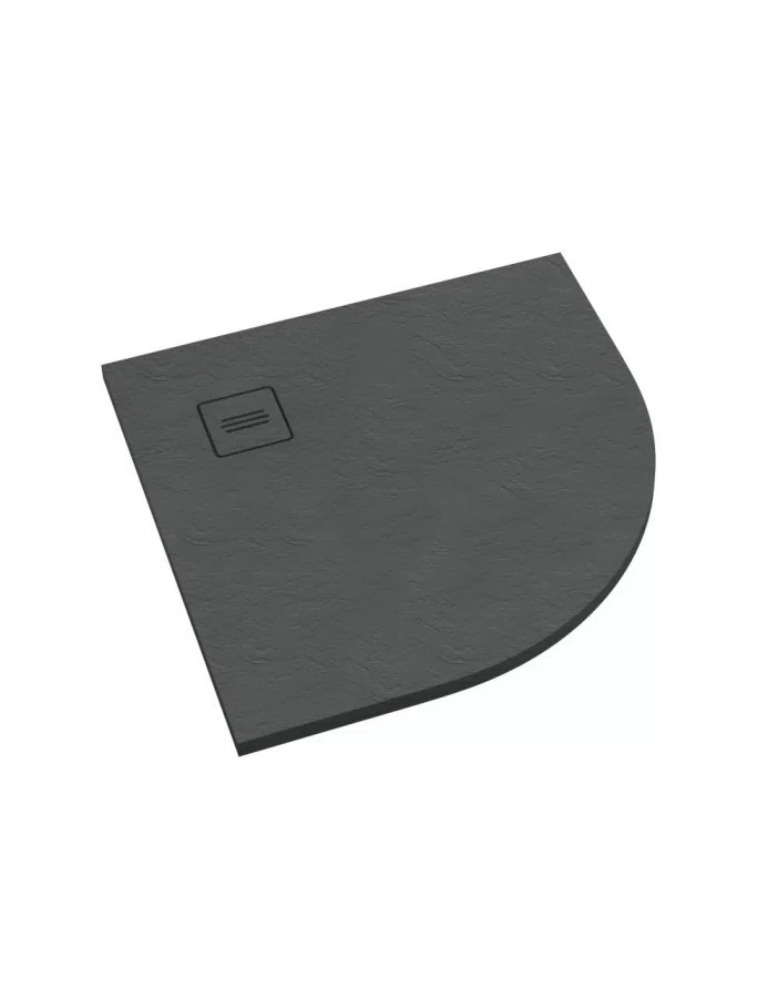 SCHEDPOL, SCHEDLINE COLLECTION Cameron Brodzik półokrągły Stabilsound ® 90x90cm, biały.
