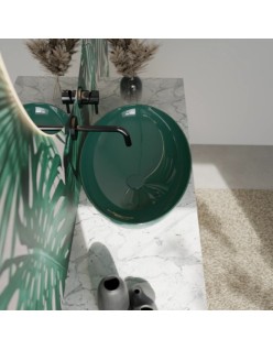 RAK CERAMICS  Duo Korek spustowy z maskownicą ceramiczną, DUO002AWHA, biały połysk.