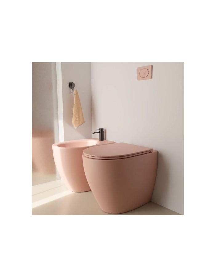Vitruvit Open stojąca miska WC rimless