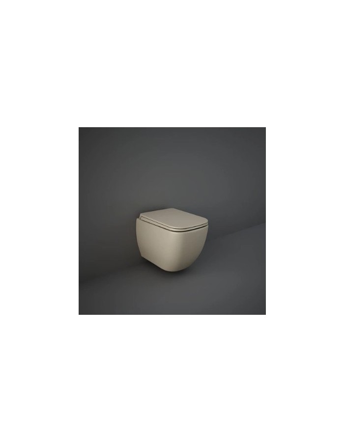 RAK CERAMICS FEELING METROPOLITAN Miska WC podwieszana Rimless cappuccino mat (514) &deska WC w/o capp mat. WYSYŁKA GRATIS!!!