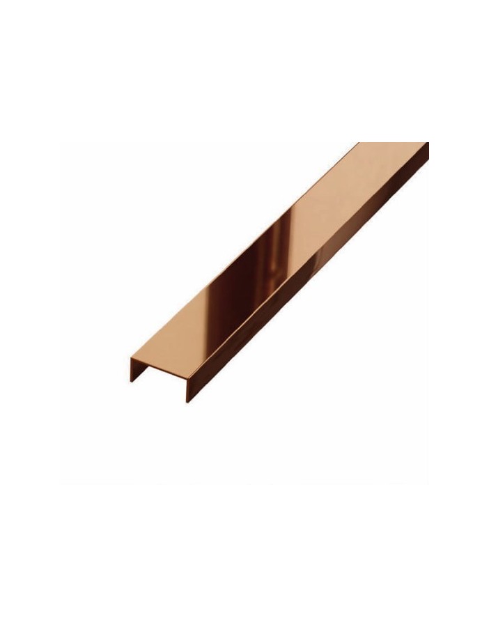 PROFIL DESIGN Listwa dekoracyjna COOPER Rektyfik, stal polerowana lustro, 270cm.