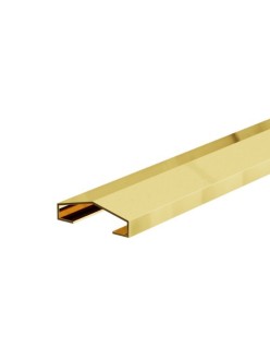 PROFIL DESIGN Dekoratívna lišta GOLD 10mm, zrkadlová leštená oceľ, 270cm.