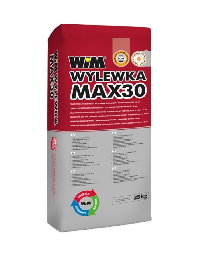 WYLEWKA MAX30 WIM 25kg WYLEWKA MAX30 WIM 25kg