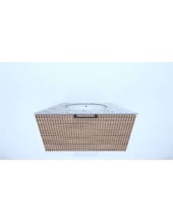 Wooden Szafka wisząca z umywalką podblatową