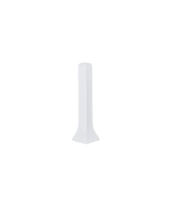 EVISO Listwa przypodłogowa aluminiowa, biała polerowana 60mm x 2500mm