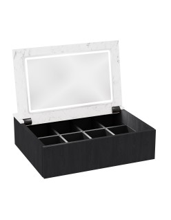 WOODEN Szafka drewniana wisząca Dąb Naturalny z blatem, 60 cm, Lamele, na wymiar, Imperium