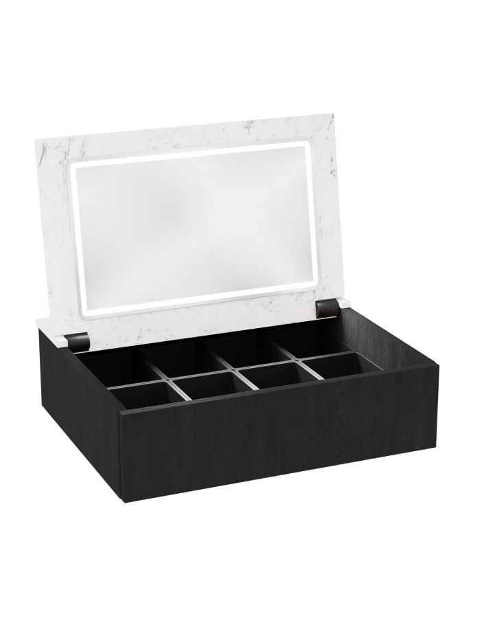 WOODEN Szafka drewniana wisząca Dąb Naturalny z blatem, 60 cm, Lamele, na wymiar, Imperium WOODEN Szafka drewniana wisząca Dąb Naturalny z blatem, 60 cm, Lamele, na wymiar, Imperium