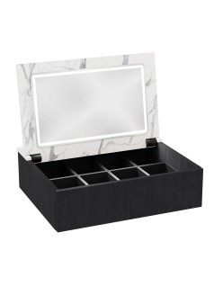 WOODEN Szafka drewniana wisząca Dąb Naturalny z blatem, 60 cm, Lamele, na wymiar, Imperium