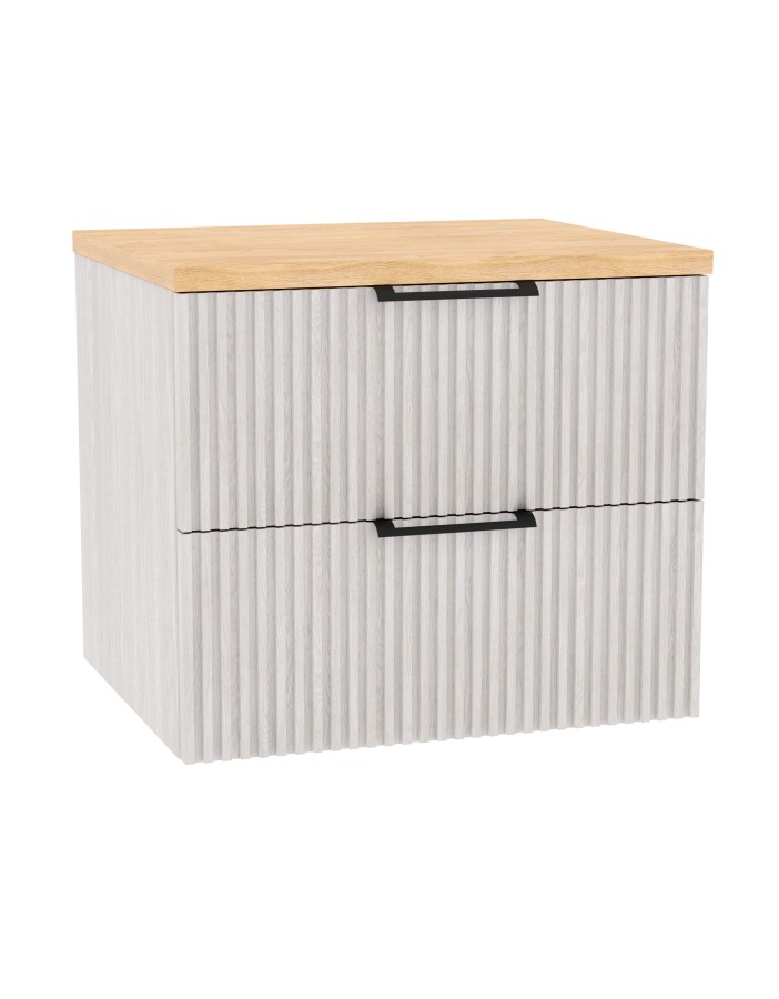 WOODEN Szafka drewniana wisząca Dąb Naturalny, 50 cm, Lamele, na wymiar, Imperium. WOODEN Szafka drewniana wisząca Dąb Naturalny, 50 cm, Lamele, na wymiar, Imperium.