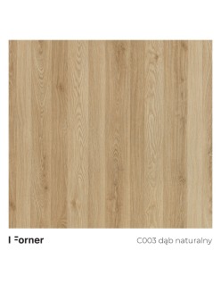 FORNER Blat kompaktowy, wodoodporny HPL CO03 dąb naturalny 12mm