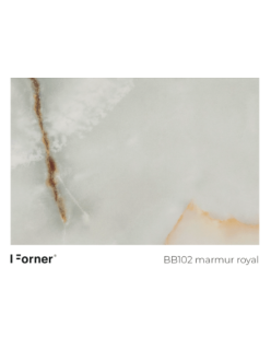 FORNER Blat kompaktowy, wodoodporny HPL BB102 marmur royal 12mm
