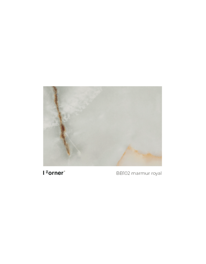FORNER Blat kompaktowy, wodoodporny HPL BB102 marmur royal 12mm