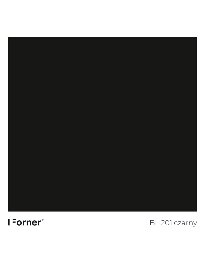 FORNER Blat kompaktowy, wodoodporny HPL BL201 Czarny 12mm