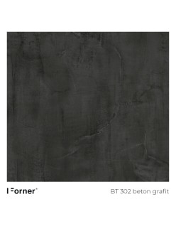 FORNER Blat kompaktowy, wodoodporny HPL BT302 beton grafit 12mm