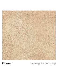 FORNER Blat kompaktowy, wodoodporny HPL MB402 granit deszczowy 12mm