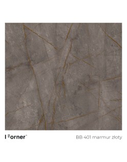FORNER Płyta dekoracyjna do blatu HPL BB401 Marmur Złoty na wymiar