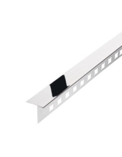 Listwa spadkowa przyścienna lewa Silver Mirror srebrna polerowana 120