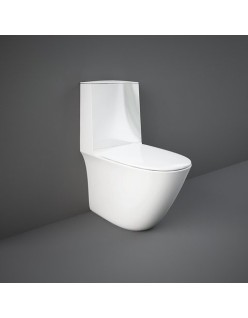 RAK CERAMICS Sensation Kompakt WC rimless (miska + zbiornik) 62x38 cm, biały połysk