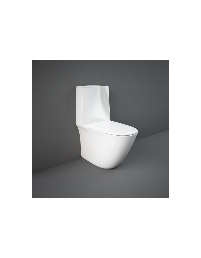 RAK CERAMICS Zestaw SENSATION Kompakt: Miska WC Rimless do kompaktu 62cm & zbiornik do kompaktu, zasilanie dolne & Deska WC W/O RAK CERAMICS Zestaw SENSATION Kompakt: Miska WC Rimless do kompaktu 62cm & zbiornik do kompaktu, zasilanie dolne & Deska WC W/O
