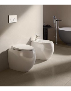 RAK CERAMICS Cloud Miska WC stojąca 56x40 cm, rimless, biały połysk