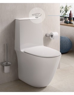 RAK CERAMICS Sensation Kompakt WC rimless (miska + zbiornik) 62x38 cm, biały połysk