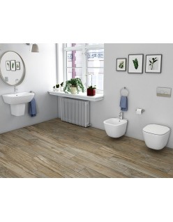 RAK CERAMICS One Bidet podwieszany 52x37 cm, biały połysk