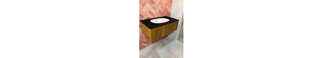 Wisząca Szafka z drewna Wooden. Lamelowy Front Darmowa Wysyłka
